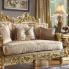 Set Sofa Ruang Tamu Mewah Furniture Jepara Nwj 42