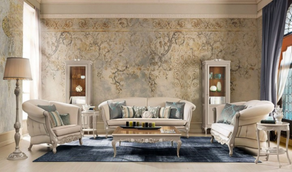 Sofa Tamu Mewah Carving Luxury Furniture Nwj 21