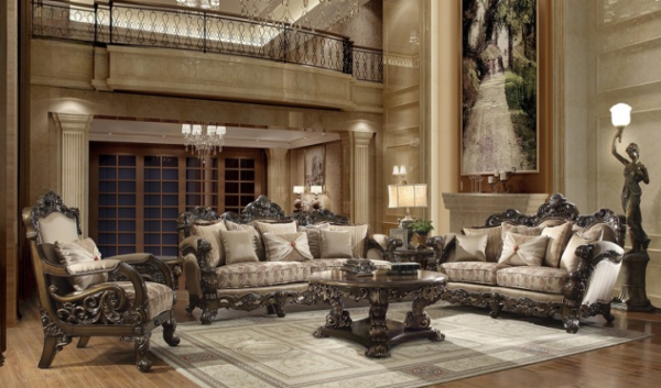 Sofa Tamu Mewah Klasik Royal Elegant Furniture Nwj 19