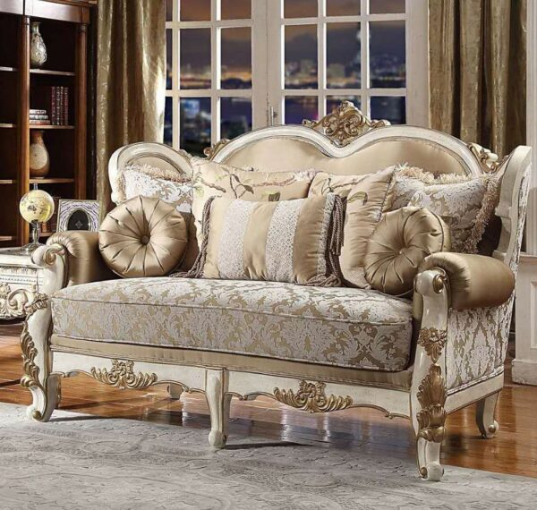 Set Kursi Tamu Sofa Mewah White Jepara Nwj 52