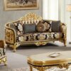 Sofa Ruang Tamu Mewah Gold Mataram Ukir Jepara Nwj 70