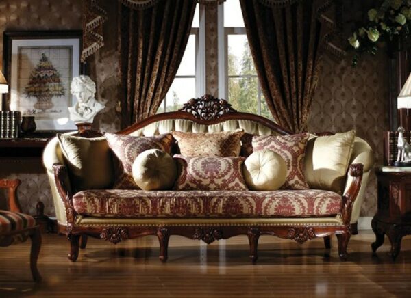 Sofa Ukir Jepara Mewah Kayu Ruang Tamu Nwj 84