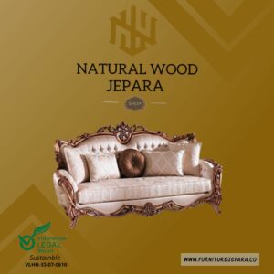 Sofa Ukir Mewah Best Quality Jepara Furniture Nwj 74