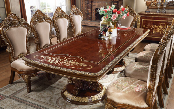 Meja Kursi Makan Mewah Jati Furniture Jepara