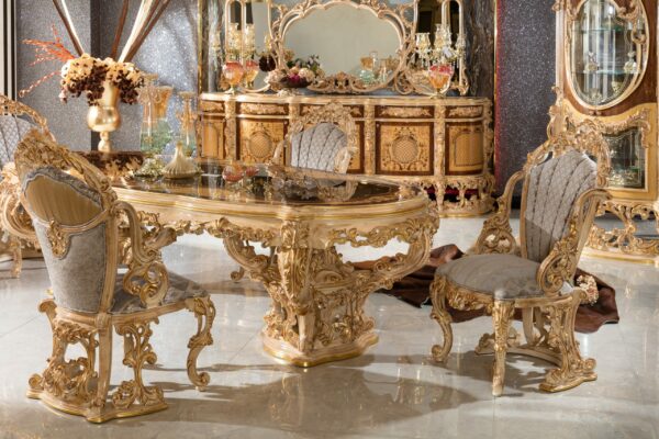 Meja Makan Ukiran Mewah Best Luxury