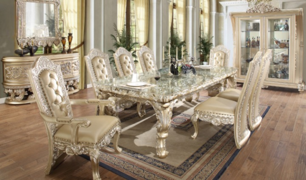 Set Meja Makan Mewah Terbaru Carving