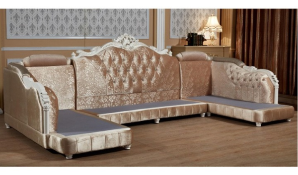Sofa Sudut Ruang Tamu Gaya Modern Jepara