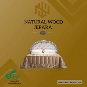 Tempat tidur klasik mewah duco ukiran cantik