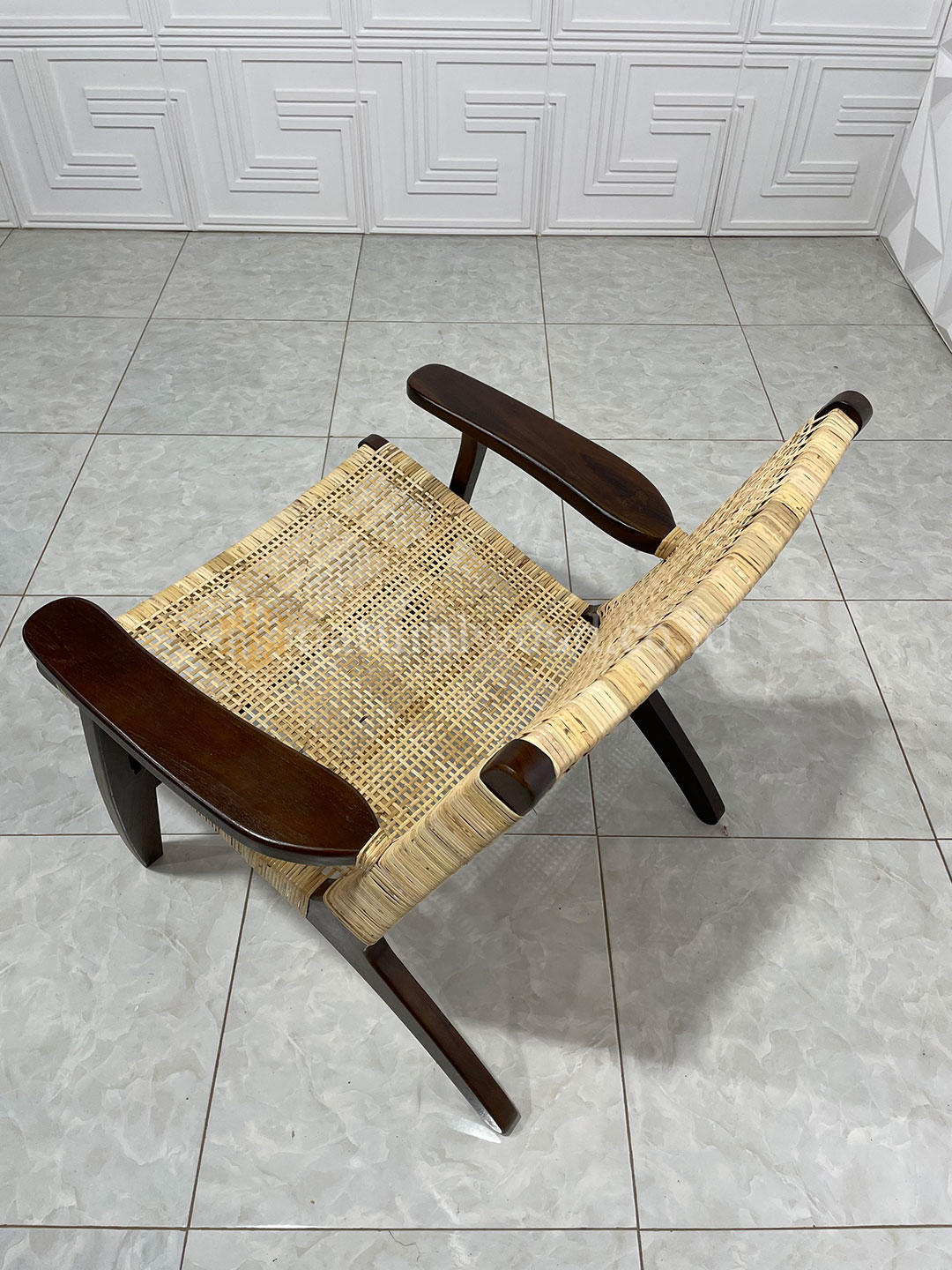 Set Kursi Santai Rotan Kayu Jati Minimalis Modern (6)