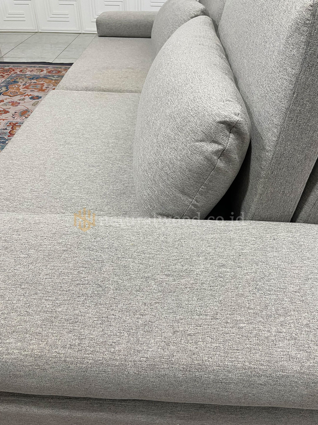 Sofa Sudut Kayu Jati Minimalis (4)