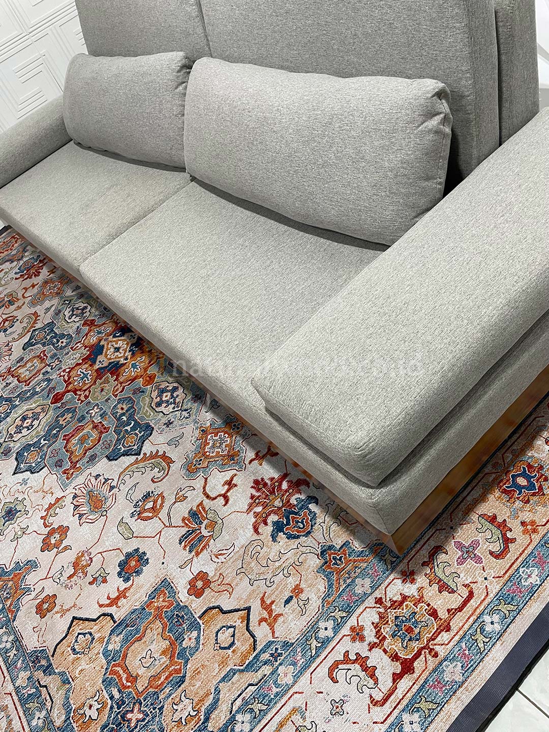 Sofa Sudut Kayu Jati Minimalis (5)