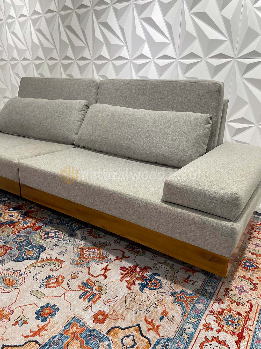 Sofa Sudut Kayu Jati Minimalis (6)