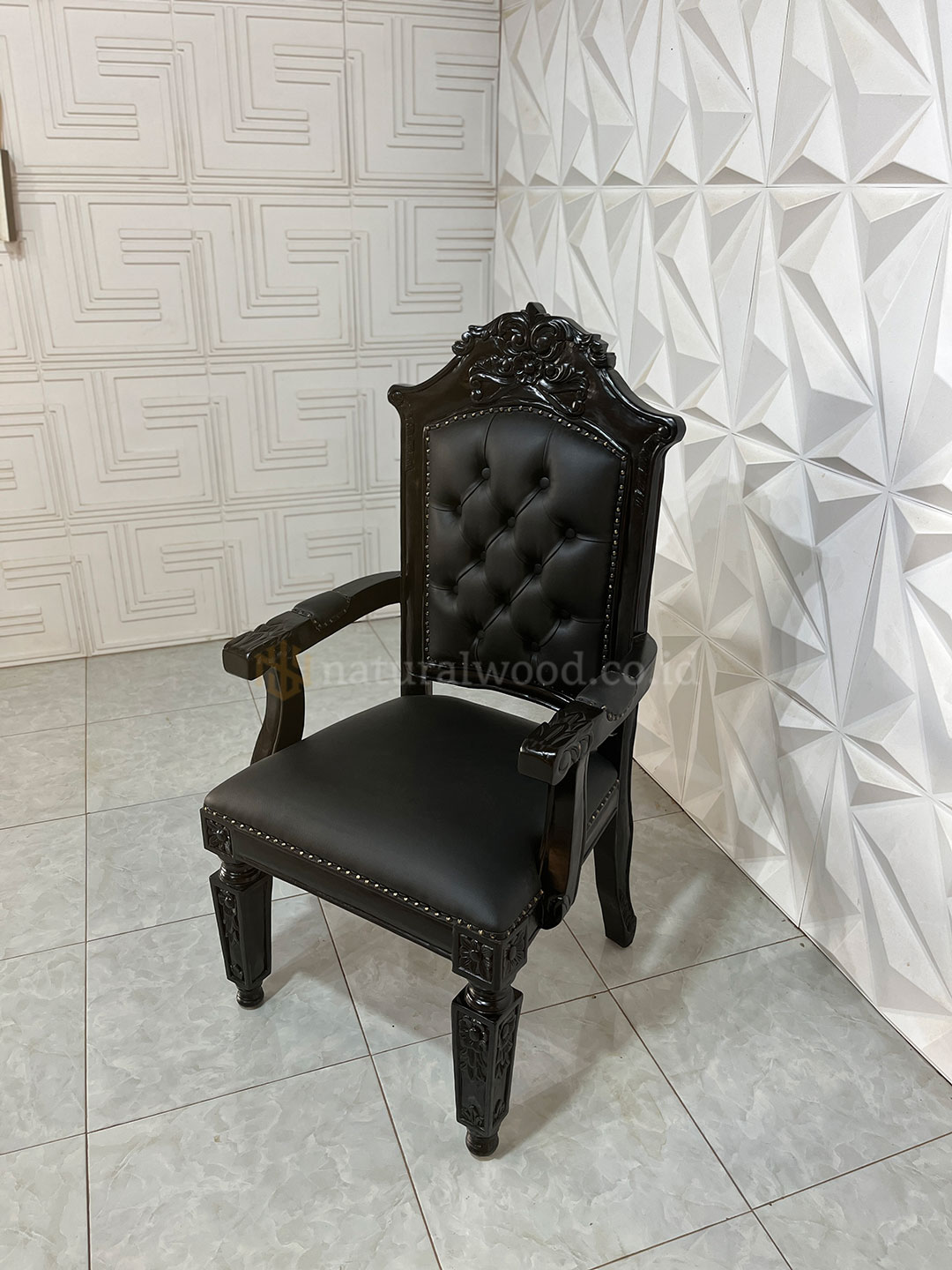 Kursi Makan Kayu Jati Solid Klasik Mewah