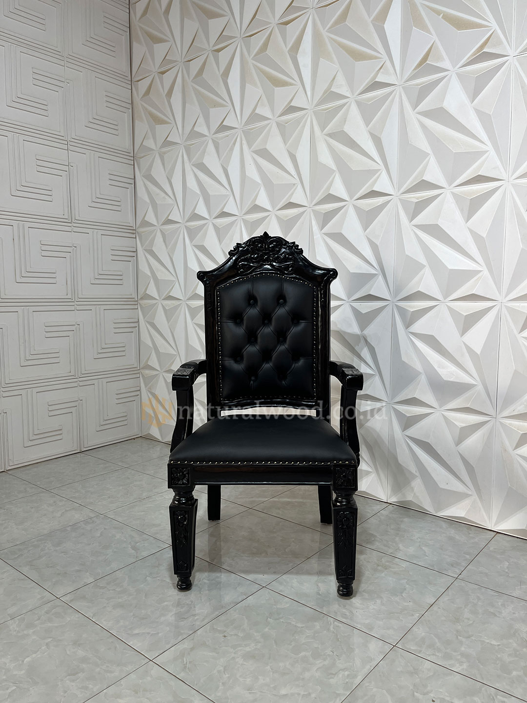 Kursi Makan Kayu Jati Solid Klasik Mewah