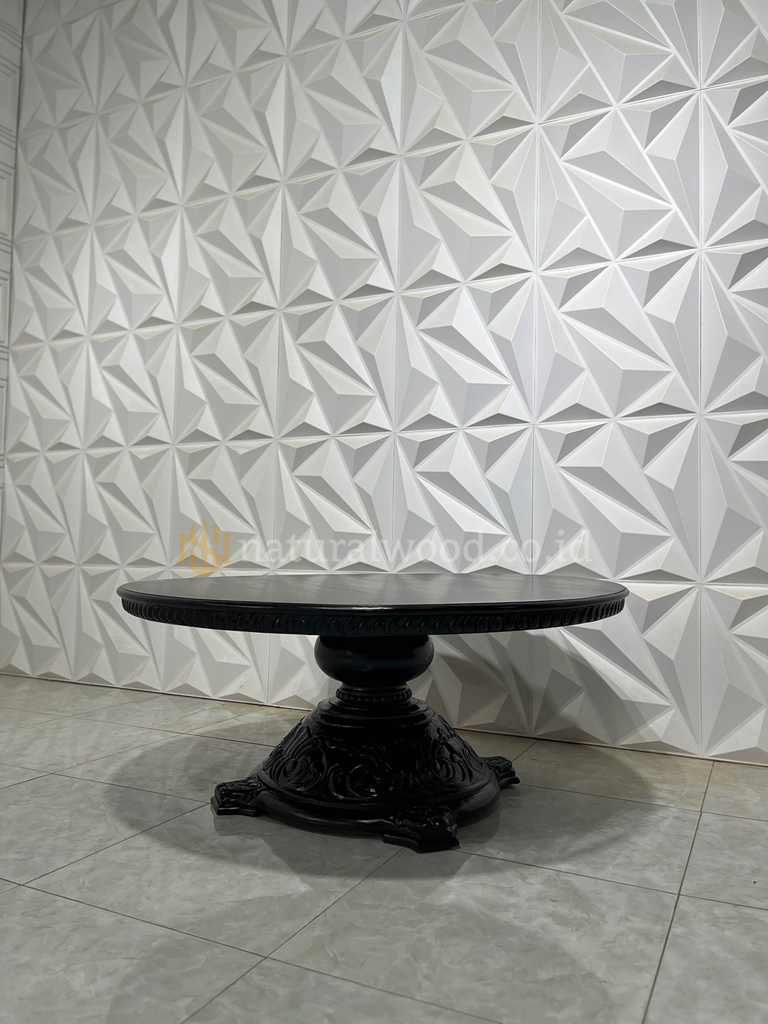 Meja Ruang Tamu Kayu Jati Klasik Mewah (2)