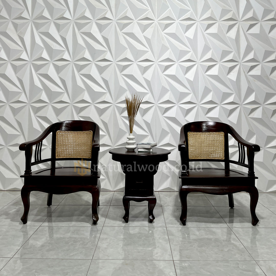 Set Kursi Teras Betawi Kayu Jati Klasik Minimalis