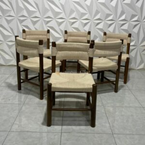 Kursi Makan Outdoor Cafe Custom Kayu Jati Mix Lum