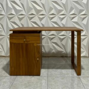 Meja Kantor Kayu Jati Solid Modern Design