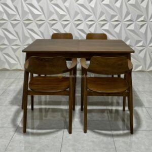 Set Kursi Hirosima Meja Tarik Minimalis Modern